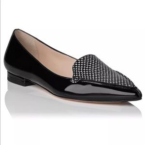 LK Bennett Jojo Patent Pointed Toe Flats